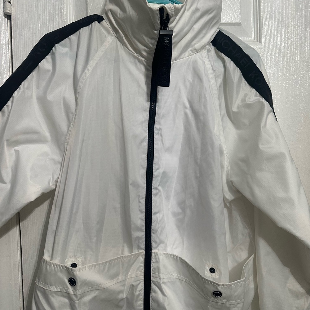 White and Black Women's Jacket